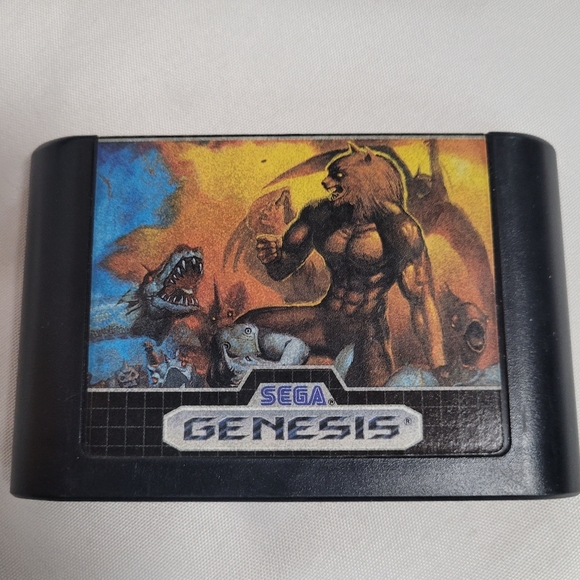 Sega Genesis Altered Beast Video Game Untested Game & Case 1989 VTG - Picture 7 of 9